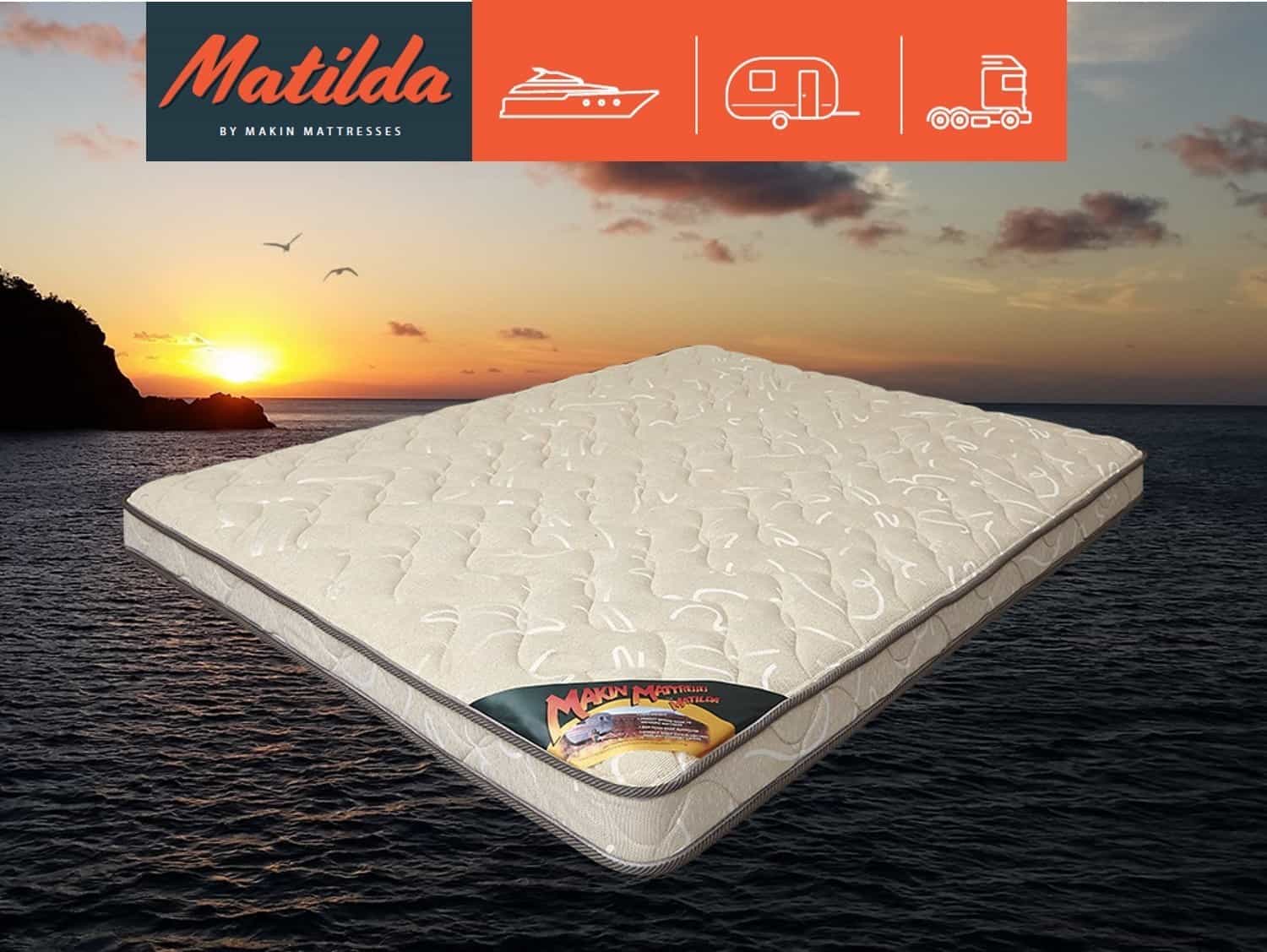 Matilda Eclipse caravan Mattress by Makin Mattresses